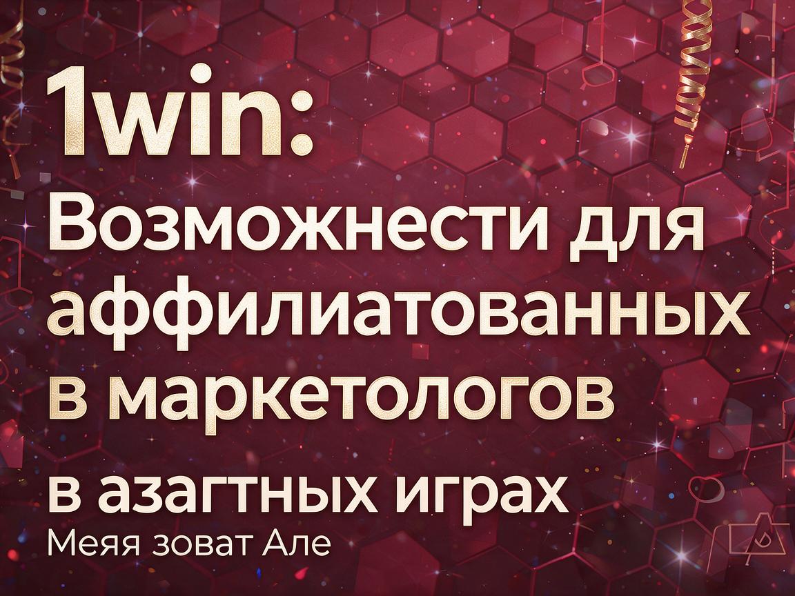 1win: Возможности для аффилированных маркетологов в азартных играх
