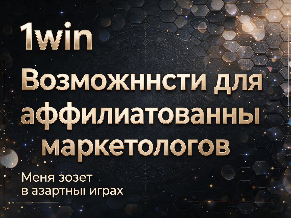 1win: Возможности для аффилированных маркетологов в азартных играх