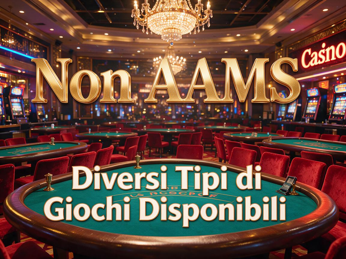 Casino Non AAMS: Diversi Tipi di Giochi Disponibili