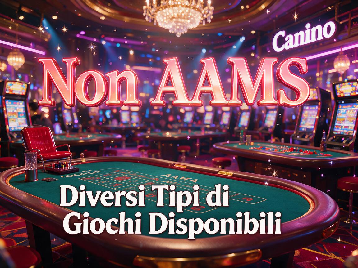 Casino Non AAMS: Diversi Tipi di Giochi Disponibili
