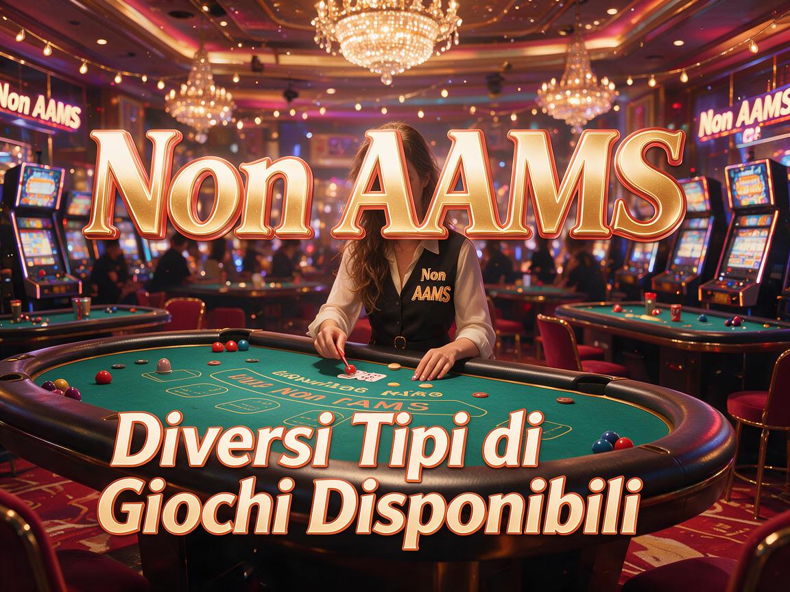 Casino Non AAMS: Diversi Tipi di Giochi Disponibili