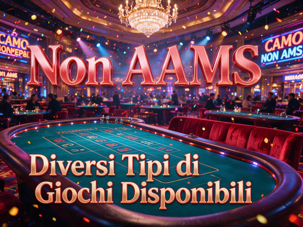 Casino Non AAMS: Diversi Tipi di Giochi Disponibili