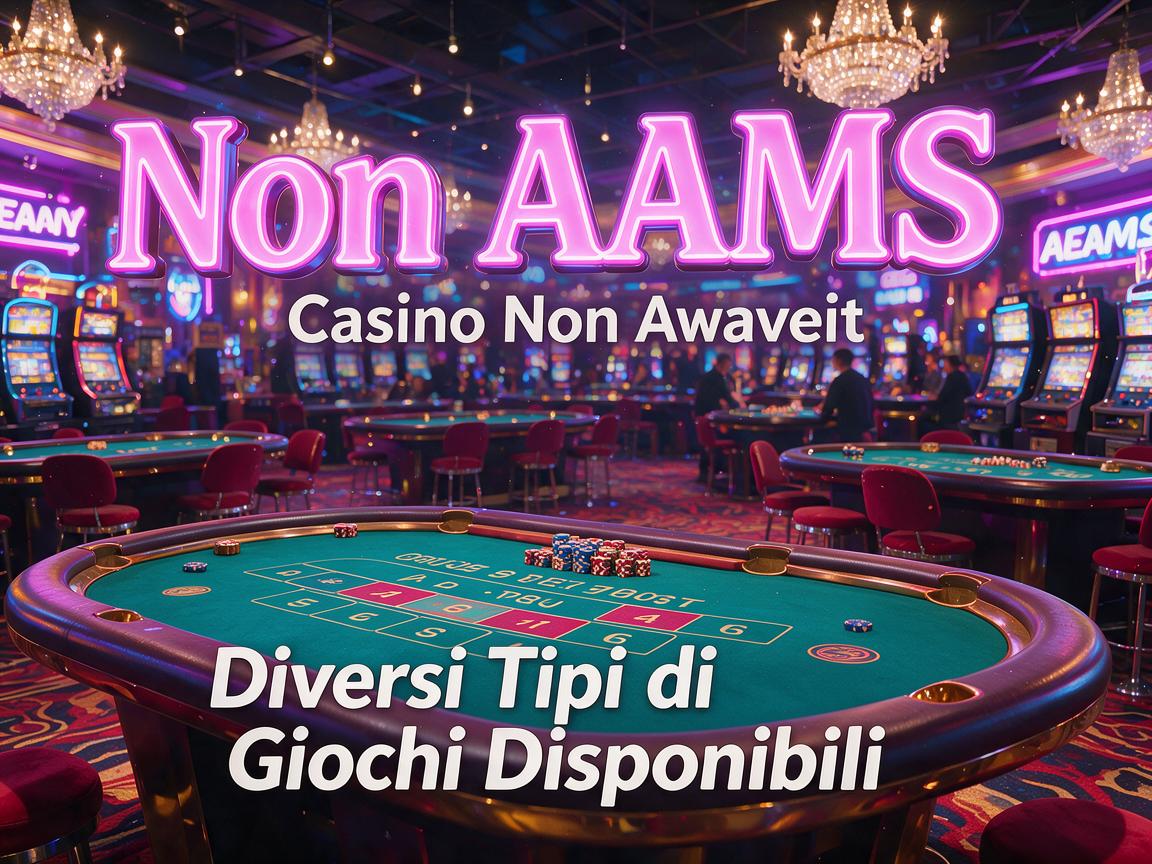 Casino Non AAMS: Diversi Tipi di Giochi Disponibili