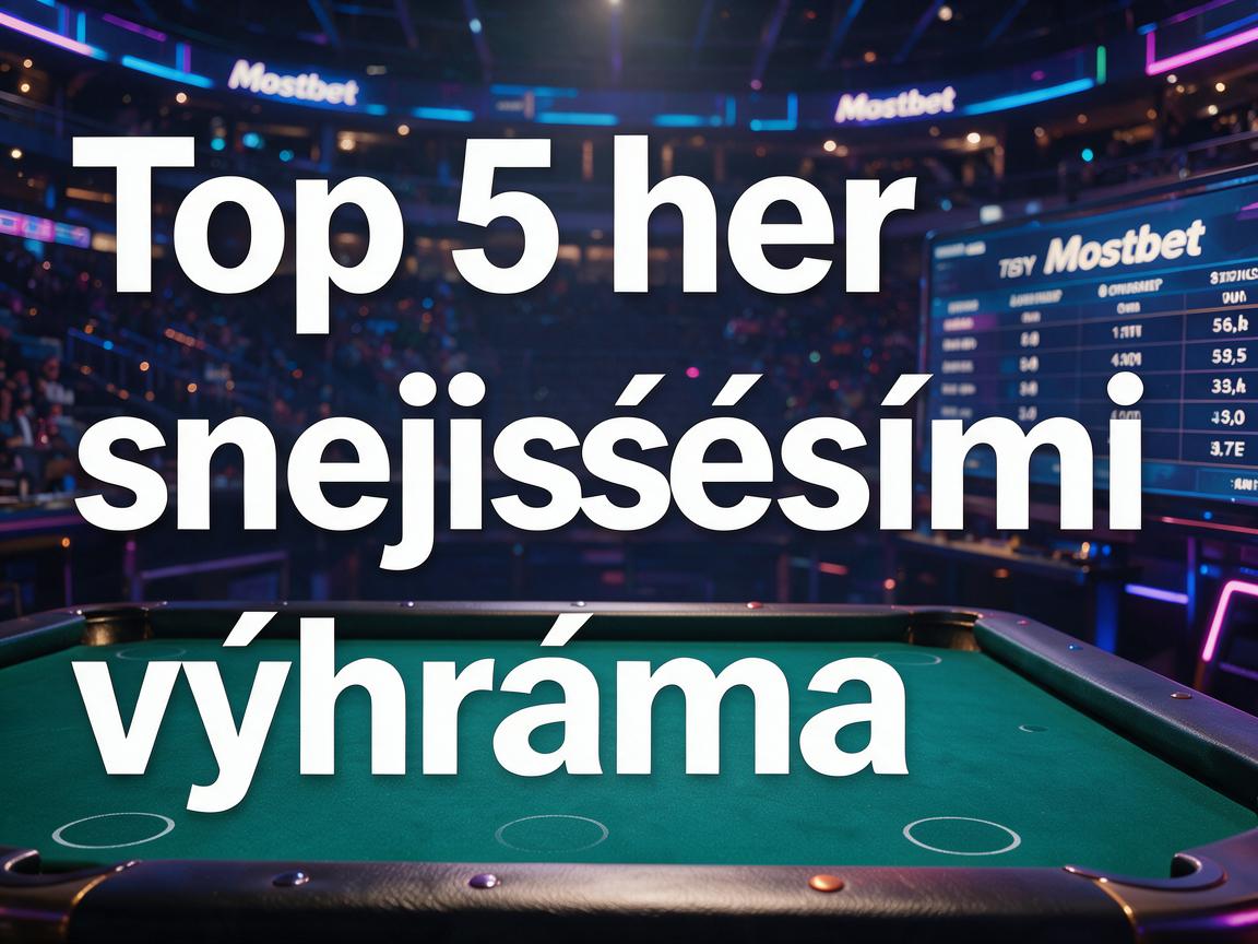 Jaké hry jsou v casino Mostbet s nejvyššími výhrami?