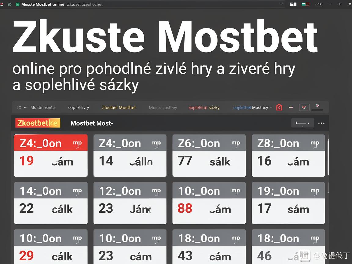 Zkuste Mostbet online pro pohodlné živé hry a spolehlivé sázky