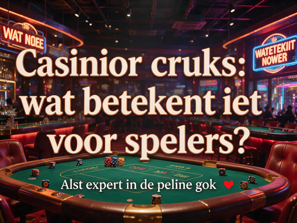 Casino zonder cruks: wat betekent het voor spelers?