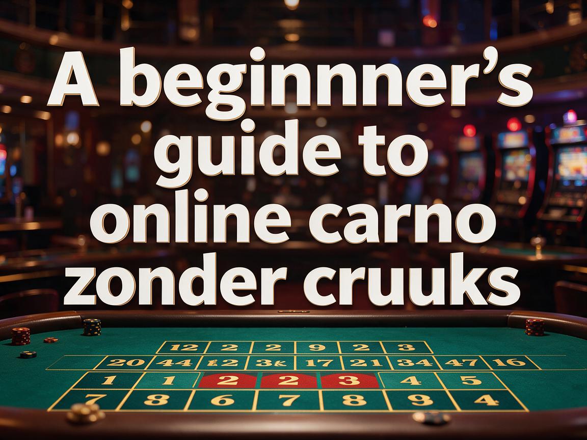 A beginner's guide to online casino zonder cruks
