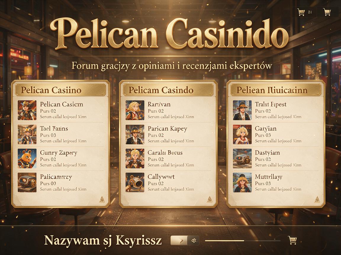 Pelican Casino: Forum graczy z opiniami i recenzjami ekspertów